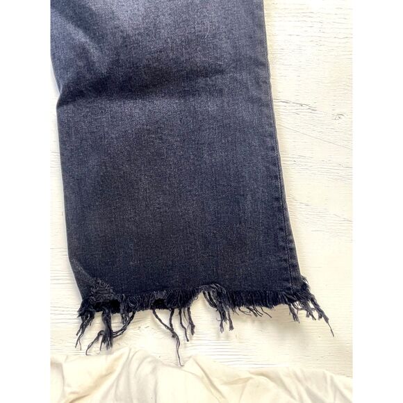 3x1 Empire Crop Flare Black Raw Hem Jeans – Size 30 – NWT – MSRP $245 - Picture 5 of 11